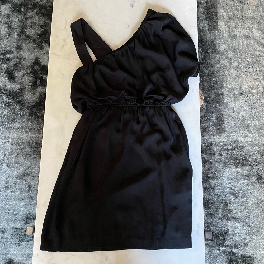 BCBGeneration one shoulder black dress